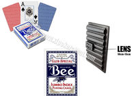 Eco - Friendly  Wide Size Marked Poker Cards / Jumbo Index Playing Cards