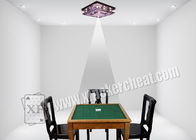 Poker Cheating Devices Glass Silver Ceiling Backside Scan Lamp For Marked Playing Cards