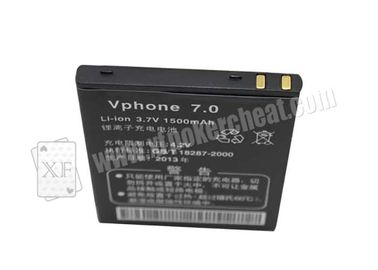 Black Russian Lithium V68 Poker Card Reader 3.7 Volt  Battery For Casino Cheating