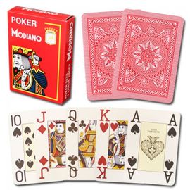 Professional Plastic Gambling Tools Modiano Cristallo 4 PIP Playing Cards