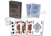 Italy Modiano Olden Trophy Plastic Marked Poker Cards Red \ Blue for Poker Scaner