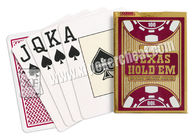 Brazil Copag Red / Black Poker Size Plastic Texas Holdem Marked Poker Cards