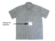 Proessional Poker Cheat Device Short Sleeve Cotton Shirt For Playing Card