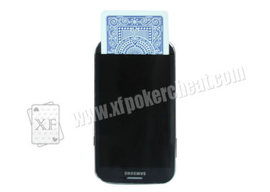 Black Plastic Samsung S5 Mobile Poker Cheat Device , Gambling Cheating Devices