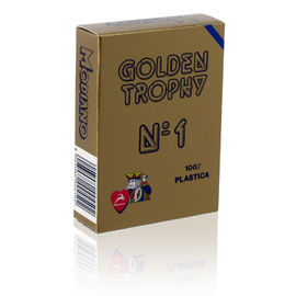 Plastic Gambling Props 4 Regular Index Modiano Golden Trophy Playing Cards