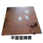 Casino Cheating Devices Wooden Square Poker Table For Gamble Trick