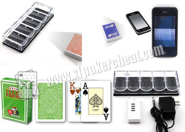 Plastic Transparent Chip Tray Poker Scanner With Black Filter Infrared Camera