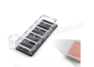 Plastic Transparent Chip Tray Poker Scanner With Black Filter Infrared Camera