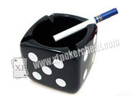 Black Ceramic Ashtray Camera For Poker Analyzer / Cigarette Ashtray Camera