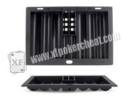 Poker Scanner Black Plastic Poker Table Chip Tray With Hand - Held Camera