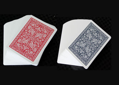 Magic Gambling Props Fournier Plastic 2818 Red Blue Jumbo Face Playing Cards