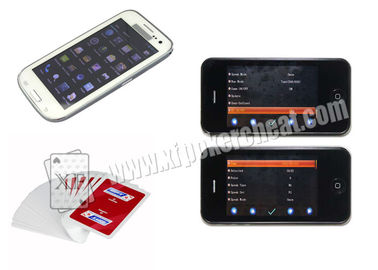 White Samsung Glaxy AKK K4 Phone Poker Analyzer Cheating Device For Semi Capado