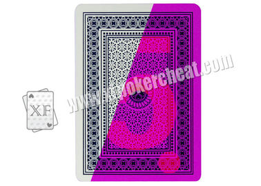 China 100% Plastic 4 Index Jumbo Poker Marked Playing Cards For Poker Cheat