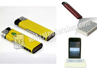 Poker Scanner Yellow Plastic Lighter IR Zippo Camera / Cigarette Lighter Spy Camera