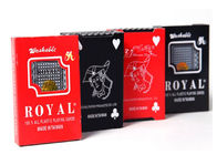 Taiwan Royal Plastic Marked Poker Cards , Fade Resistant Cheating Playing Cards