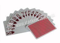 Custom Italy Modiano Casino Marked Poker Cards With Red / Blue Colored