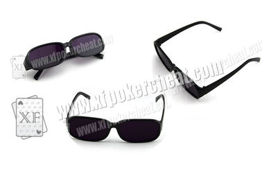 Casino Poker Cheat Plastic Purple Perspective Glasses For Magic Props