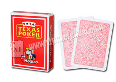 Italy Texas Modiano Plastic Jumbo Playing Side Marked Cards For Poker Predictor