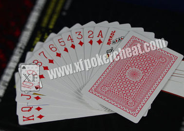 Custom Casino Gambling Props Silver Plastic Bridge Playing Cards , ISO9001