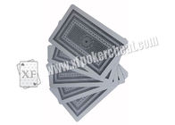 India Cocrtaie Black / Red Playing Paper Side Marked Magic Cards for Poker Analyzer