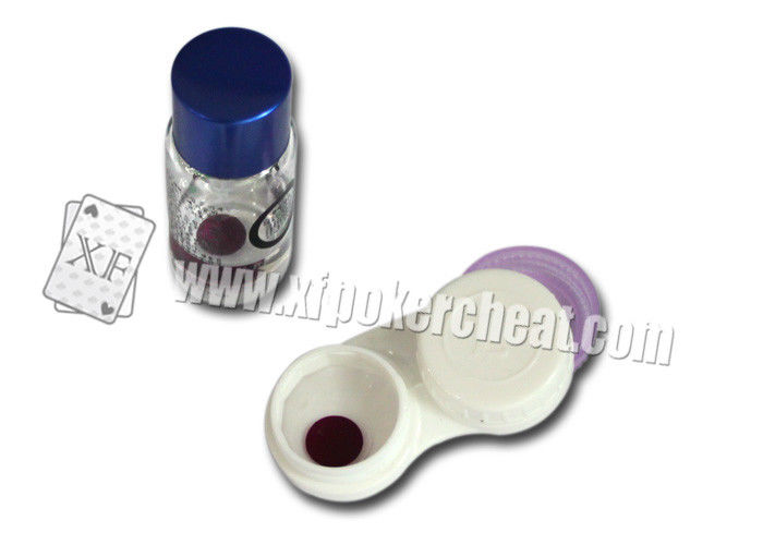 Dark Purple Invisible Ink Contact Lenses For Poker Cheat Gambling Props
