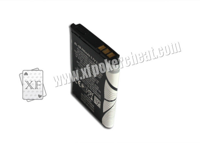 White Nokia N86 Gambling Tools BL - 5B Lithium Battery For Poker Scanner