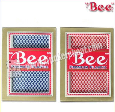 Bridge Size 2 Index Paper Marked Invisible Playing Cards For Contact Lenses