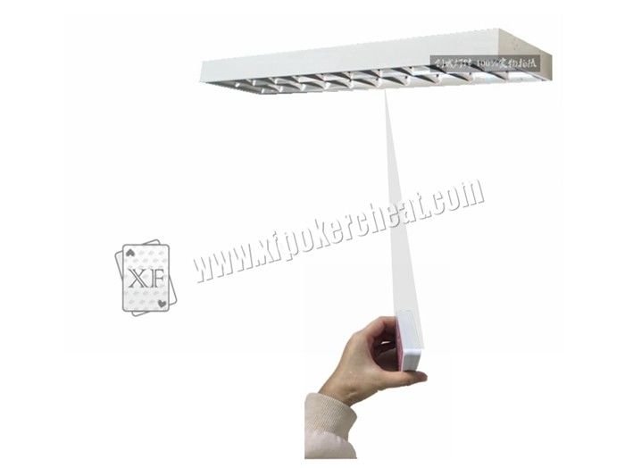 Long Grille lamp Poker Scanner With Hidden Lens For Casino Cheating Devices