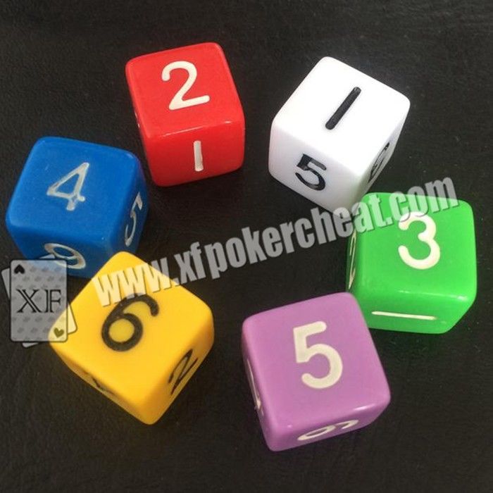 Customizable Gambling Accessories / Permanent Point Casino Game Dice