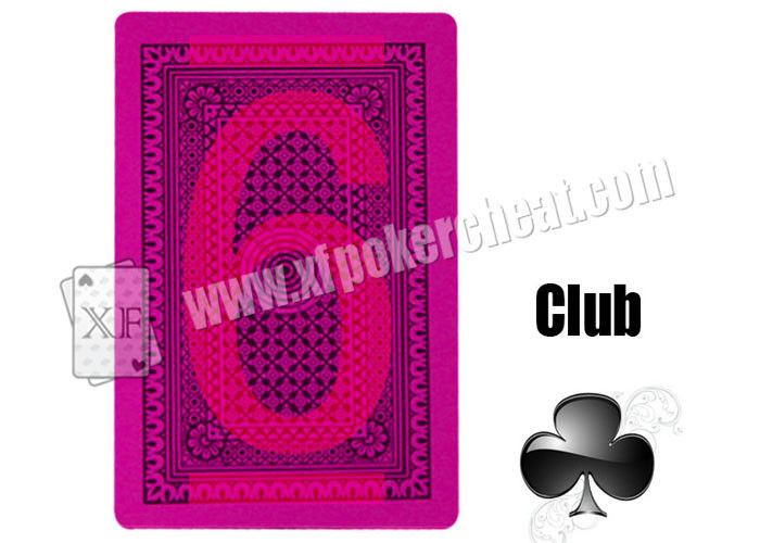 Magic Props Silver Paper Invisible Playing Cards , Gambling Cheat Marked Poker Cards
