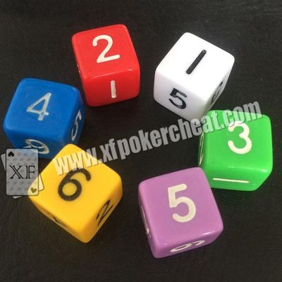 Customizable Gambling Accessories / Permanent Point Casino Game Dice