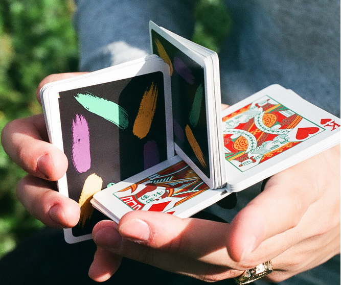 Brush Poker UV Ink Invisible Playing Cards Bar Codes And Filter